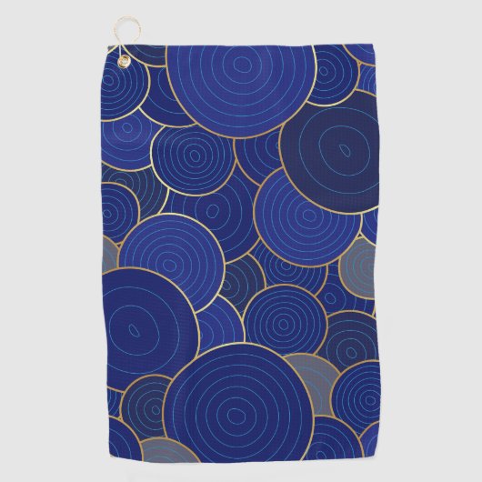 ゴルフタオル – ブルー美しい (正面)
