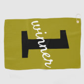 ゴルフタオル「勝者」 ゴルフタオル (横)