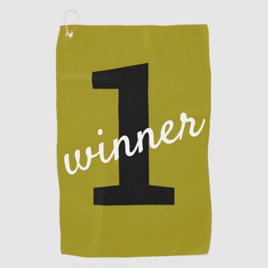 ゴルフタオル「勝者」 ゴルフタオル (正面)