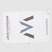 ゴルフタオル – 大きなロゴ (横)