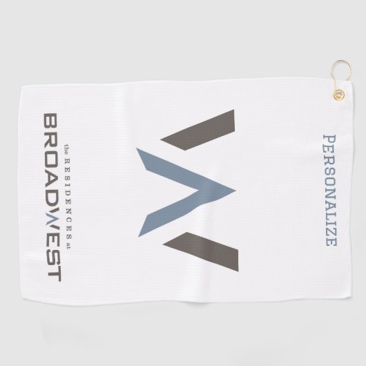 ゴルフタオル – 大きなロゴ (横)