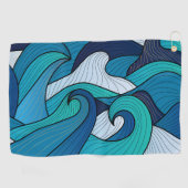 ゴルフタオル – 海 (横)