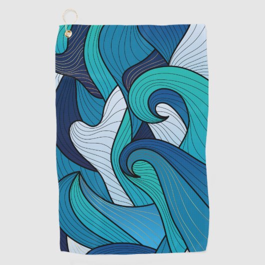 ゴルフタオル – 海 (正面)