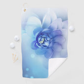 ゴルフタオル – 青い花 (インサイチュ)