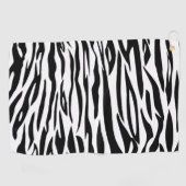 ゴルフタオル – Black&White (横)