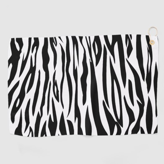 ゴルフタオル – Black&White (横)