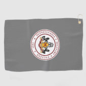 +ゴルフタオル（PMCシールロゴ付き） ゴルフタオル (横)