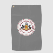 +ゴルフタオル（PMCシールロゴ付き） ゴルフタオル (正面)