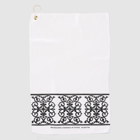 ゴルフタオル – Washington St Bank (正面)