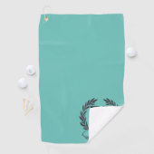 ゴルフタパーソナライズされたオル：カスタムロゴモノグラムの ゴルフタオル (インサイチュ)