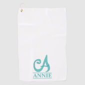 ゴルフタモノグラムのオル ゴルフタオル (正面)