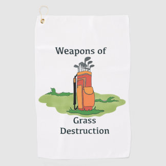 ゴルフタユーモアのあるオル ゴルフタオル