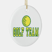 ゴルフチームロゴデザイン セラミックオーナメント (右)