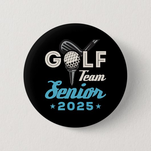 ゴルフチーム2025ゴルファーのシニア・クラス 缶バッジ (正面)