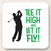 ゴルフティーおかしなユーモア現代スポーツクラシックパーティー コースター (正面)