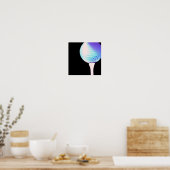 ゴルフティーポスタープリント ポスター (キッチン)