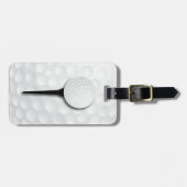 ゴルフティー |黒 ラゲッジタグ (正面横)