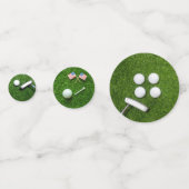 ゴルフテーブル紙吹雪ボールとアメリカ国旗 コンフェッティ (正面)