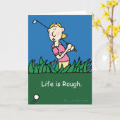 ゴルフテーマで早くカードを取得 カード (黄色い花)