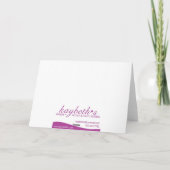 ゴルフテーマのサンキューカード サンキューカード (裏面)