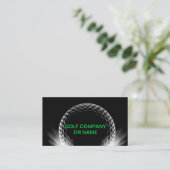 ゴルフテーマのトレーナーのインストラクター 名刺 (スタンド正面)