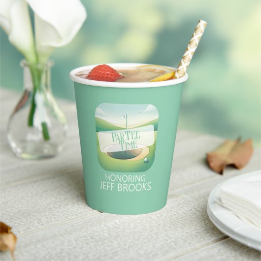 ゴルフテーマグリーンパーティー 紙コップ (インサイチュ)