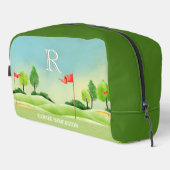 ゴルフテーマコースグリーンズモノグラム名 ドップキット (右コーナー)