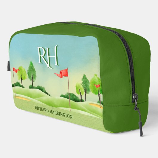 ゴルフテーマコースグリーンズモノグラム名 ドップキット (右コーナー)