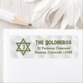 ゴルフテーマゴルフバー(ユダヤ教の)バル・ミツバー差出人住所 ラベル (インサイチュ)