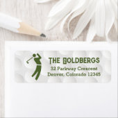 ゴルフテーマゴルフバー（ユダヤ教の）バル・ミツバー差出人住所 ラベル (インサイチュ)