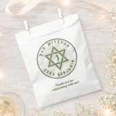 ゴルフテーマゴルフバー（ユダヤ教の）バル・ミツバー フェイバーバッグ (クリップ留めされた状態)