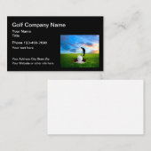ゴルフテーマシンプル業務用名刺 名刺 (正面/裏面)