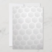 ゴルフテーマバースデーパーティーカスタマイズ招待状 招待状 (裏面)