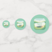 ゴルフテーマパーソナライズされたテーブル紙吹雪 コンフェッティ (裏面)