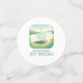 ゴルフテーマパーソナライズされたテーブル紙吹雪 コンフェッティ (スモール正面)