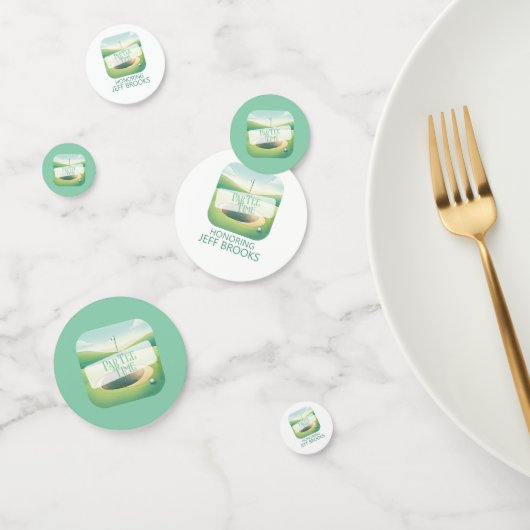 ゴルフテーマパーソナライズされたテーブル紙吹雪 コンフェッティ (グループ)