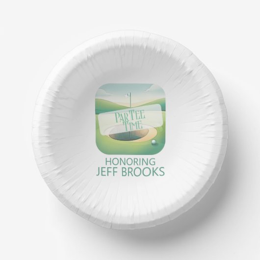 ゴルフテーマパーティー ペーパーボウル (正面)