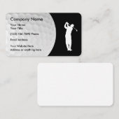 ゴルフテーマモダン設計 名刺 (正面/裏面)