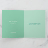 ゴルフテーマ写真サンキューカード | 折り曲げオプション サンキューカード (内部)