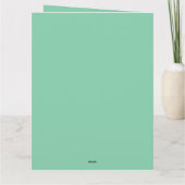 ゴルフテーマ写真サンキューカード | 折り曲げオプション サンキューカード (裏面)