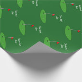 ゴルフテーマ包装紙(誕生日&クリスマス) ラッピングペーパー (角)