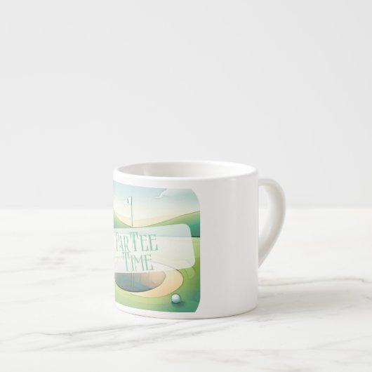 ゴルフテーマ専門マグ エスプレッソカップ (正面右)