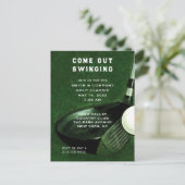 ゴルフテーマ招待状 ポストカード (スタンド正面)