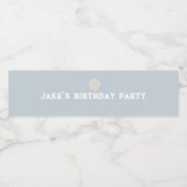 ゴルフテーマ誕生日パーティー水ボトルラベル ペットボトルラベル (シングルラベル)