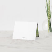 ゴルフテーマ60誕生日 サンキューカード (裏面)