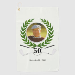 ゴルフテーマ プレーヤーエクスペリエンス 50歳の誕生日 ゴルフタオル