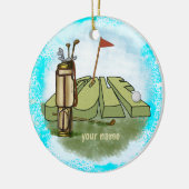 ゴルフデイオーナメント セラミックオーナメント (左)