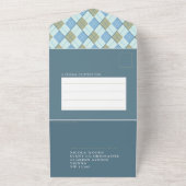 ゴルフデイブループレイドカスタムの写真と出欠確認 オールインワン招待状 (外側)