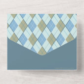 ゴルフデイブループレイドカスタムの写真と出欠確認 オールインワン招待状 (裏面)