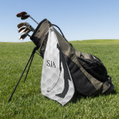 ゴルフデザインゴルフタオル ゴルフタオル (グリーン)